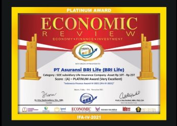 BRI Life Torehkan Prestasi di Indonesia Finance Award 2021