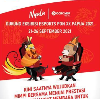 OCBC NISP Dukung Atlet eSports Indonesia di PON XX Papua 2021