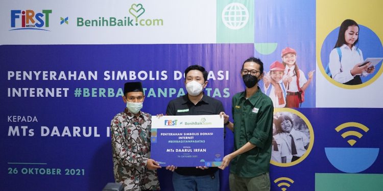 First Media Hadirkan Program Donasi Internet #BerbagiTanpaBatas