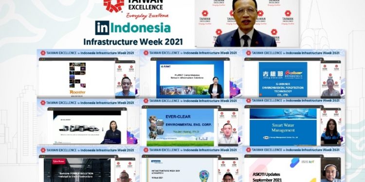 2021 Indonesia Infrastructure Week ”Taiwan Excellence” Di Gelar Daring