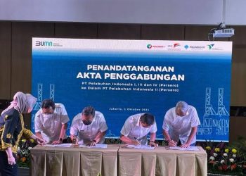 Empat BUMN Pelabuhan Resmi Jadi Satu Pelindo