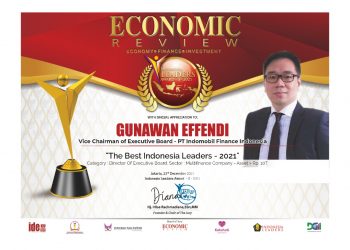 Gunawan Effendi Dianugerahi Best Leaders 2021