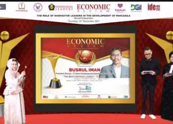Busrul Iman, Bawa Bank Jatim Terdepan dengan Meraih Best Leaders 2021