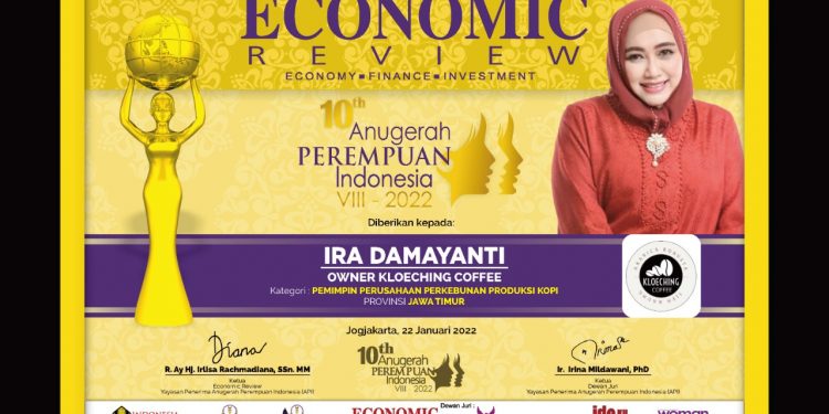 Melalui Kopi Ira Damayanti Raih Award API 2022