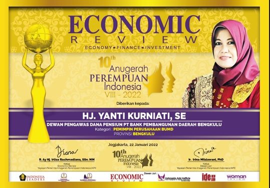 Memimpin Dengan Visioner, Yanti Kurniati Raih Penghargaan API-VIII-2022