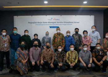 Kembangkan Digitalisasi Perbankan, Bank Sumut Jalin Kerja Sama dengan Lintasarta