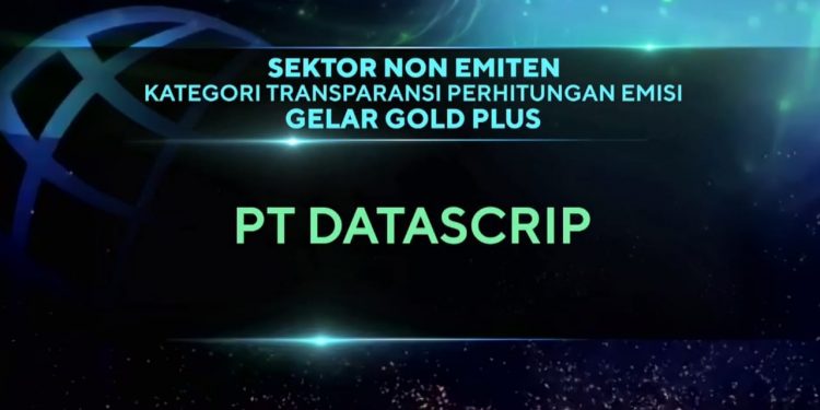 Penghargaan Transparansi Emisi Korporasi 2022 Sebagai Acuan Datascrip