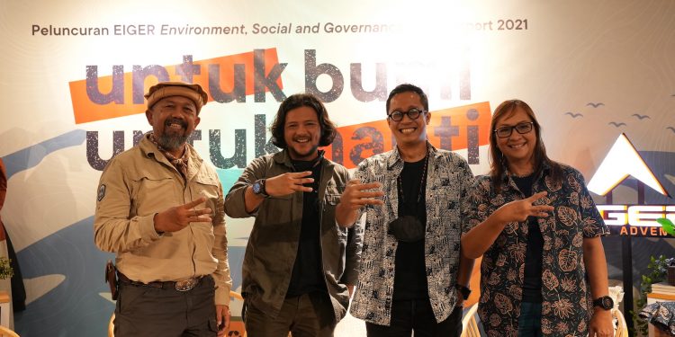 EIGER Targetkan 20% Penggunaan Bahan Baku Berkelanjutan di 2030