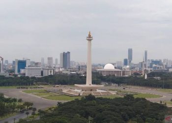Gelaran Formula E Jakarta, Pembalap Sesi Foto Di Monas