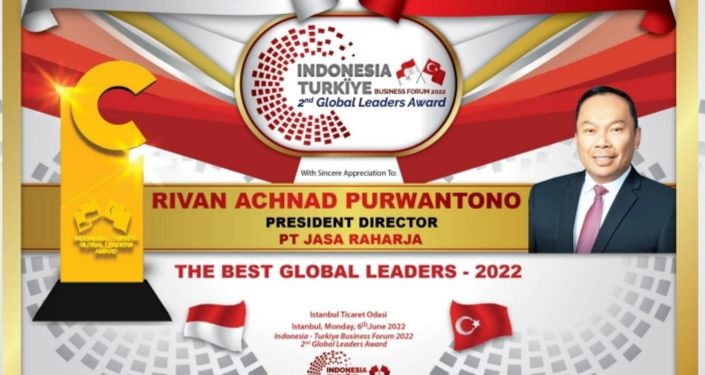 Jasa Raharja Sukses Ukir Prestasi Di Indonesia-Turkiye Global Leaders Award