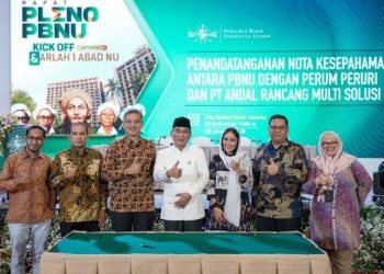 PBNU Tandatangan Kerja Sama Dengan Peruri Terapkan Digital Security