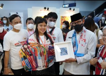 Gelar Pameran Lukisan Seniman Neurodiversity di Stasiun MRT Jakarta