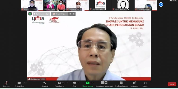 YDBA Dorong Kolaborasi Perusahaan Besar Libatkan UMKM Jadi Supply Chain