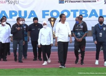 Presiden Jokowi Harapkan Legenda Papua Lahir Dari Papua Football Academy