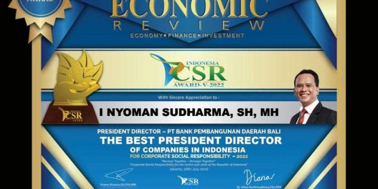 Sasar CSR Pendidikan, Bank Bali Raih The Best Program Implementation 2022