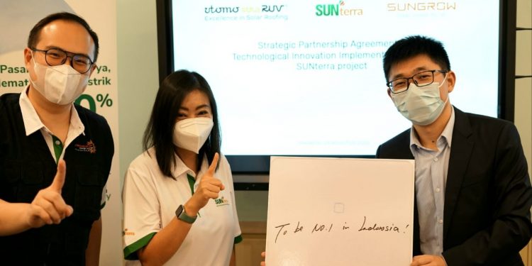 SUNterra Gandeng Sungrow dan Utomo SolaRUV Hadirkan Teknologi Inverter