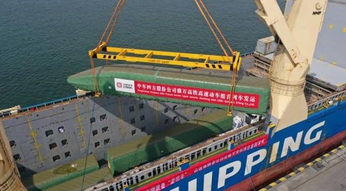 EMU Kereta Cepat Jakarta – Bandung Ekspor Perdana China