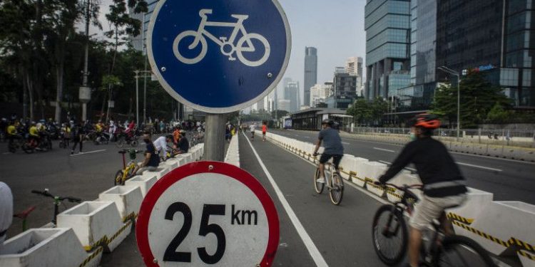 Tahun 2022, Pemprov DKI Jakarta Bangun 196 KM Jalur Sepeda Di 26 Ruas Jalan
