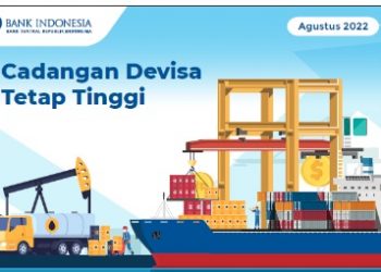 Cadangan Devisa hingga Agustus 2022 Tercatat US$ 132,2