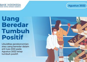 Uang Beredar Tumbuh Positif pada Agustus 2022
