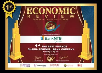 Berprogres, NTB Syariah Raih 1st Best Finance Sharia Regional Bank
