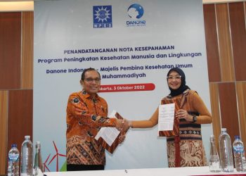 Danone Indonesia dan MPKU PP Muhammadiyah Sinergi Bangun Kesehatan Nasional