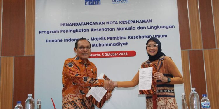 Danone Indonesia dan MPKU PP Muhammadiyah Sinergi Bangun Kesehatan Nasional