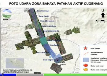 BMKG : Patahan Cugenang, Patahan Gempa Cianjur Yang Merupakan Patahan Baru