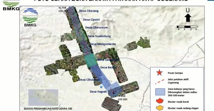 BMKG : Patahan Cugenang, Patahan Gempa Cianjur Yang Merupakan Patahan Baru