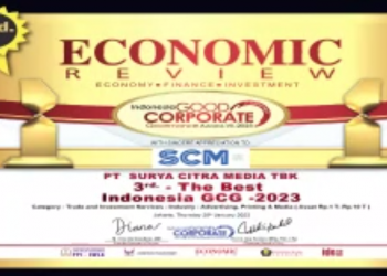 Penyedia Konten Berkualitas, SCM Diganjar 3 Penghargaan Bergengsi