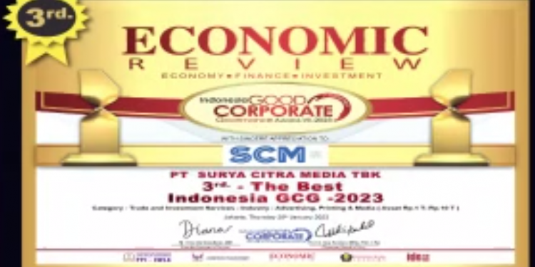 Penyedia Konten Berkualitas, SCM Diganjar 3 Penghargaan Bergengsi
