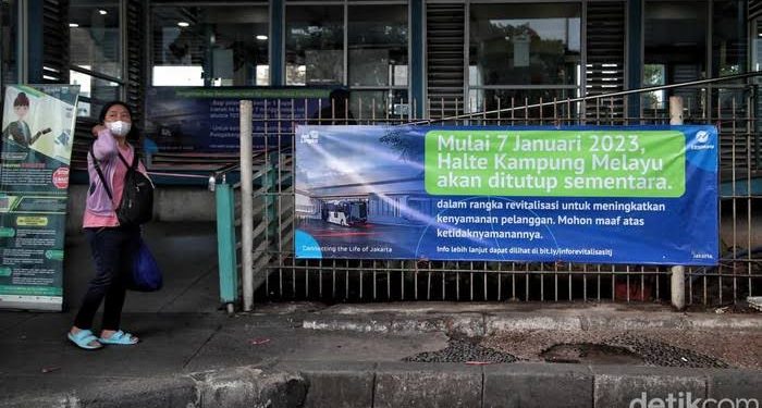 TransJakarta Tutup Halte Kampung Melayu Guna Revitalisasi