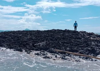 Pasca Gempa M 7,5 Pulau Baru Muncul di Kepulauan Tanimbar Maluku