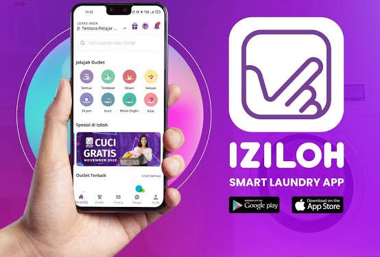 Aplikasi Smart Laundry IZILOH Hadir Mudahkan Masyarakat