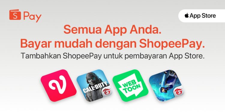 ShopeePay Bisa Digunakan untuk Bayar Layanan Apple