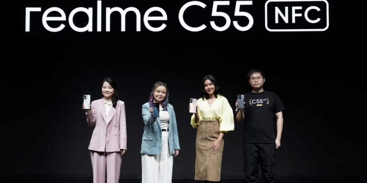 Smartphone realme C55 NFC Resmi Hadir di Tanah Air