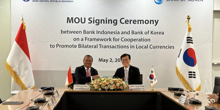 Bank Indonesia dan Bank Of Korea Perkuat Kerjasama Mata Uang Lokal