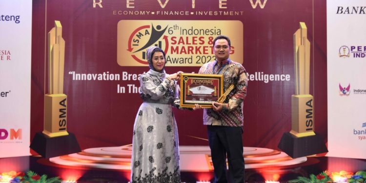 Profesional, Bank Jateng Raih ISMA 2023 Regional Development Bank