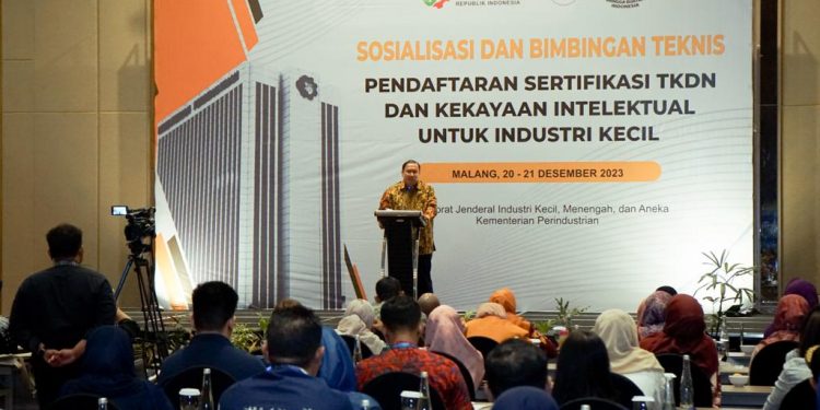 Peduli Industri Kecil, Kemenperin Berikan Sertifikasi TKDN dan Kekayaan Intelektual
