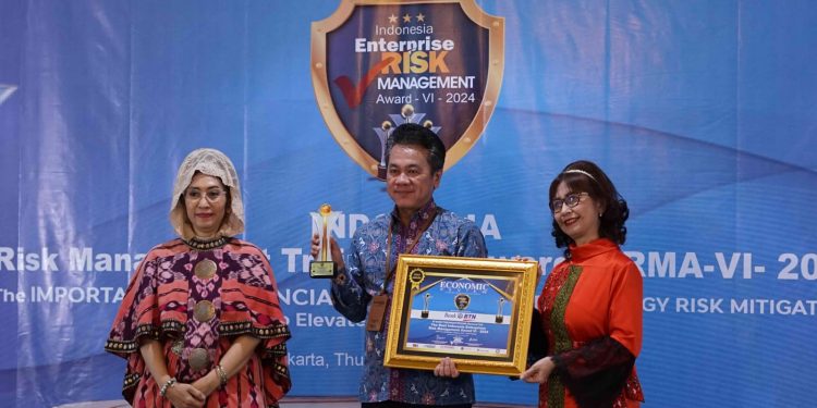 Bank BTN  Raih IERMA VI-2024, Empat Kebijakan Manajemen Risiko Jadi Kunci Utama