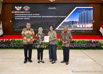 Menkeu Sampaikan Respon Terhadap Temuan BPK pada Exit Meeting Pemeriksaan LKPP Tahun 2023