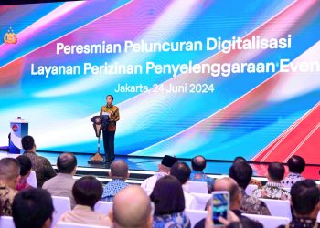 Presiden Jokowi Luncurkan Digitalisasi Layanan Perizinan Penyelenggaraan Event