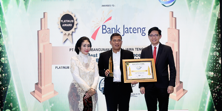 Kinerja Keuangan Solid, Bank Jateng Raih The Best Indonesia Finance