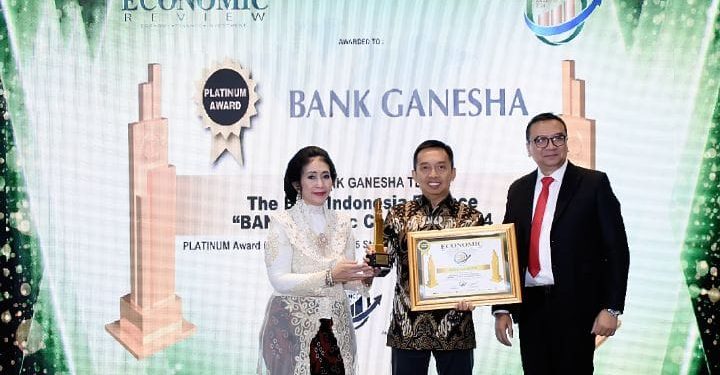 Kenaikan Laba Signifikan, Bank Ganesha Raih The Best Finance Award 2024