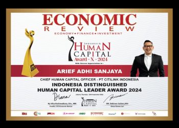 Arief Adhi Sanjaya Raih Human Capital Leader Award 2024 Berkat Kinerja Apik dan Konsistensinya Pada Citilink