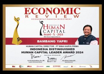 Pengalaman 18 Tahun, Bambang Yapri, HC Director Bina Karya Prima Raih HC Leader Award 2024
