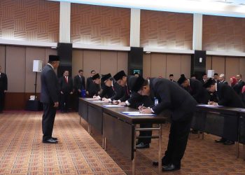 Gubernur BI Lantik 10 Pemimpin Baru Kantor Pusat dan Kantor Perwakilan BI