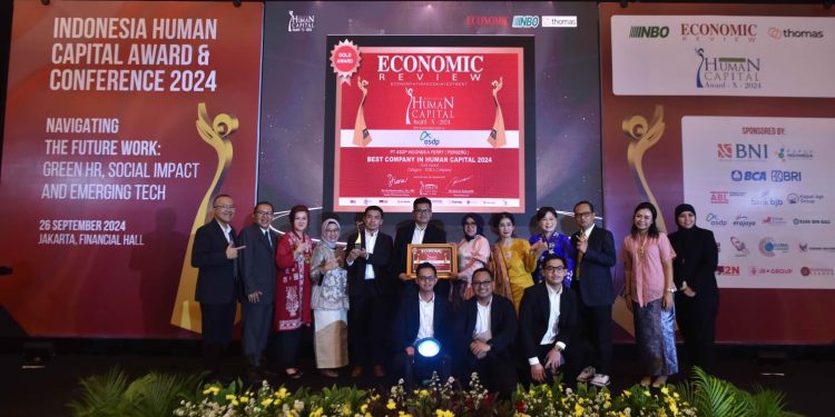 HCMS Jadi Kunci PT ASDP  Raih Best Company in Human Capital Award 2024