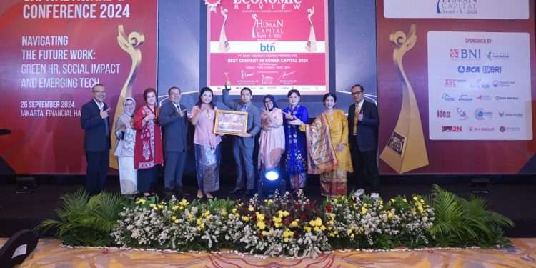 Jalani Transformasi Human Capital Berbasis Cloud, BTN Catatkan Prestasi Gemilang di  Human Capital Award