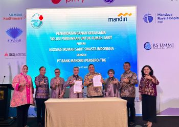 Gandeng ARSSI, Bank Mandiri Layani Transaksi Keuangan Perkuat Rumah Sakit